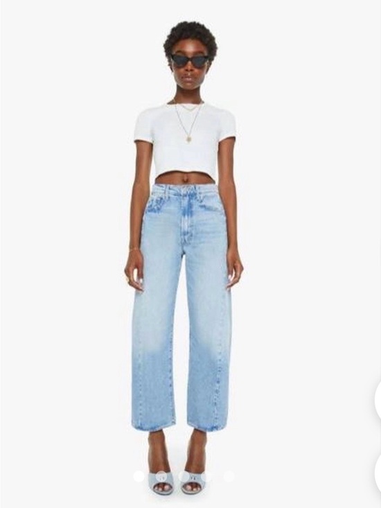 MOTHER Denim - MOTHER denim  Jeans in Light Blue The Half Pipe Ankle